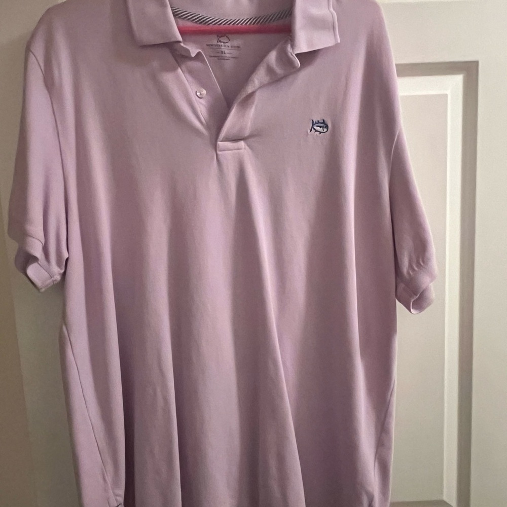 Southern Tide Lavender Polo Shirt
